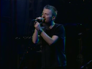 Thom Yorke singing Idioteque on SNL